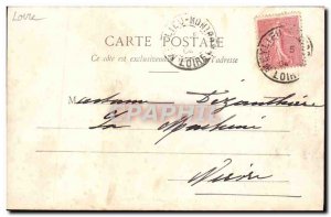 Postcard Ancient Ruins Montrond feudal Du Chateau