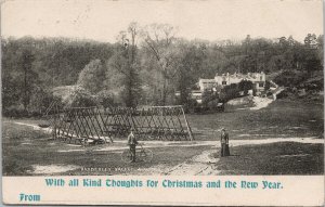 Habberley Valley near Kidderminster Worcestershire Christmas 1904 Postcard G19