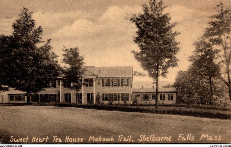 Massachusetts Shelburne Falls Mohawk Trail Sweet Heart Tea House 1936