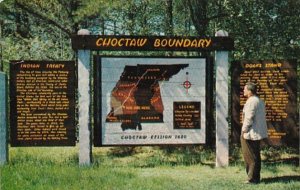 Mississippi Natchez Trace Parkway Choctaw Boundary 1956