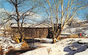 Covered Bridge, Winter Noble, Ohio OH