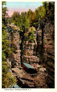 NY - Ausable Chasm. Table Rock