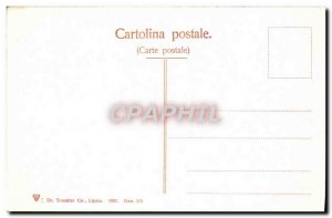 Old Postcard Genova Campasanto Galleria inferiore