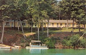 Gaylord Michigan Dixon Lake Apt Motel Waterfront Vintage Postcard K58261