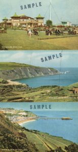 Ventnor The Pavilion Alum Bay Isle Of Wight 3x 1970s SAMPLE Postcard s