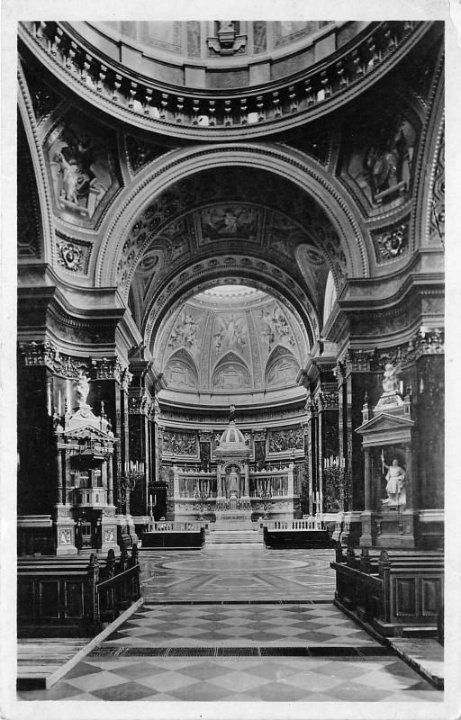 B36849 Budapest Interior of st Stephans Katherdral   hungary