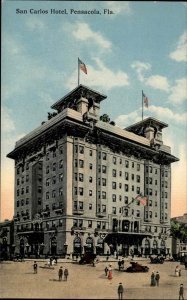 Pensacola Florida FL Hotel 1900s-1910s Postcard