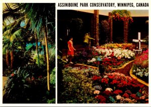 Canada Winnipeg Assinibone Park Conservatory Sunken Garden and Palm House