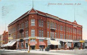 H57/ Jamestown North Dakota Postcard c1910 Gladstone Hotel Building  132