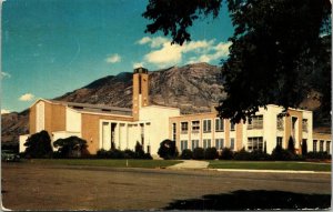 Joseph Smith Memorial Building BYU Provo Utah UT Postcard Cancel PM Wells NV WOB 