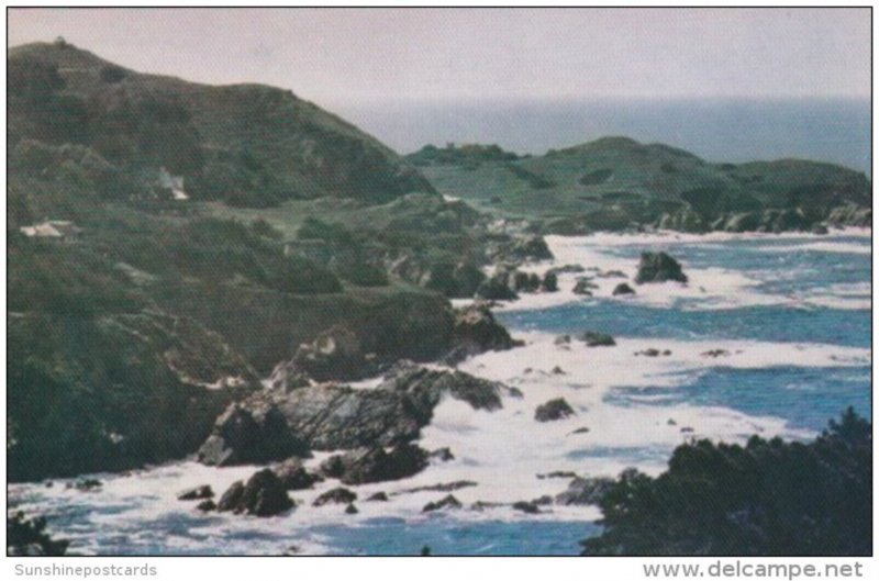 Ocean View from Honeymoon Cottage At Highlands Inn Carmel California