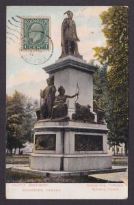 Postcard, CANADA, Brantford, Brants Monument