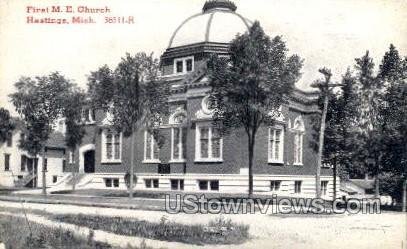 First M.E. Chruch in Hastings, Michigan