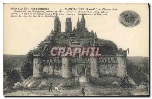 Old Postcard Montlhery Chateau Fort