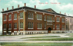 Vintage Postcard; Science Hall Valparaiso IN Porter County Unposted Wheelock