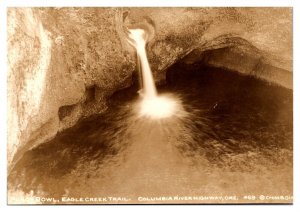 RPPC Punch Bowl, Eagle Creek Trail, Columbia River Highway, Oregon Postcard