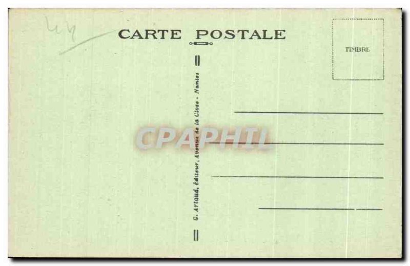 Old Postcard La Bernerie Cave breakthrough