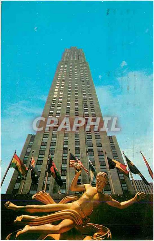 Postcard Modern RCA Building New York City