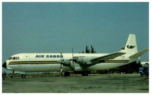 Air Gabon LBA Vickers Vanguard Airplane Postcard