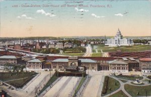 Rhode Island Providence Union Station State And Normal School 1909