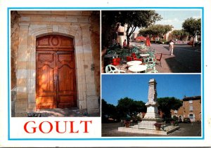 France Goult Porte de l'Eglise Rue de la Republique & Monument de Souvenir