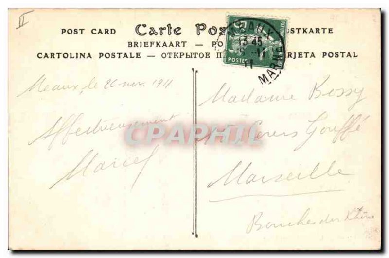 Old Postcard Meaux Staircase Chapter (XIII century)