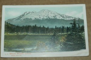 VINTAGE MOUNT SHASTA  CA. .01 POSTCARD UNUSED