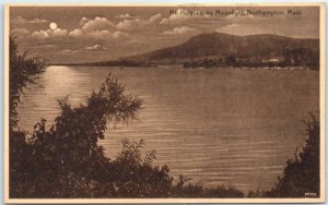 Postcard - Mount Holyoke, by Moonlight - Northampton, Massachusetts