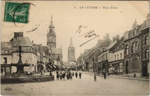 CPA LE CATEAU - Place THIERS (136375)