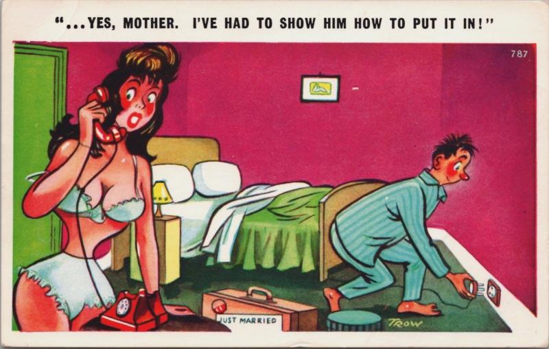 Risque Wedding Night Big Boobs Married Comic Humour Constance 787 Postcard D40 | Topics - Cartoons & Comics - Comics, Postcard / HipPostcard Risque Wedding Night Big Boobs Married Comic Humour Constance 787 Postcard D40 | Topics - Cartoons & Comics - Comics, Postcard / HipPostcard