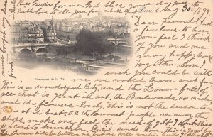 France  1898 Panorama de la Cite Paris vintage postcard B998