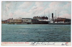 East Boston, Mass, Cunard Docks
