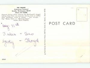 Pre-1980 OLD CARS & WHARF RESTAURANT Seattle Washington WA p7106