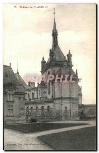 Old Postcard Chateau de Chantilly