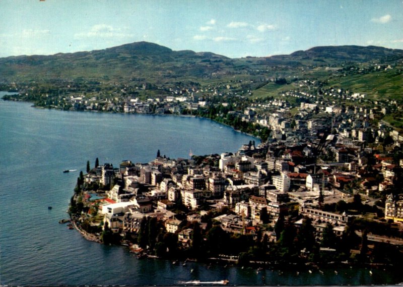 Switzerland Montreux Vue aerienne Aerial View