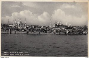 ISTANBUL , Turkey , 1910-30s ; Sultan Ahmed et St Sophie