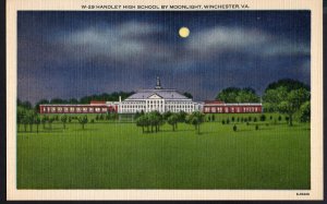 Virginia WINCHESTER Handley High School by Moonlight - LINEN