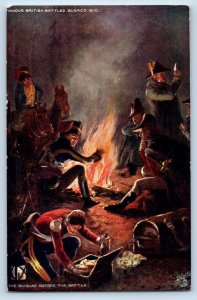 Portugal Postcard The Bivouac Before Battle Busaco c1910 Oilette Tuck Art