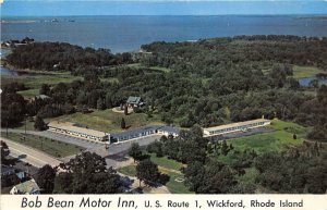 Wickford Rhode Island 1965 Postcard bob Bean Motor Inn