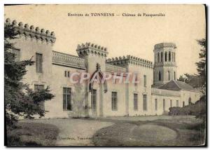 Old Postcard From Around Tonneins Chateau De Fauquerolles