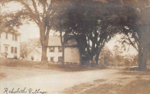 RPPC REHOBETH VILLAGE LAKEWOOD RHODE ISLAND REAL PHOTO POSTCARD 1908