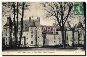 Old Postcard Meillant Chateau Exteriors Facades