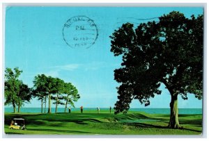 1972 Scenic View Broadwater Beach Biloxi Mississippi MS Antique Vintage Postcard 