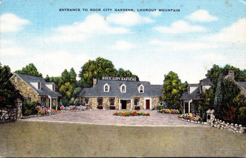 Tennessee Lookout Gardens Entrance To Rock City