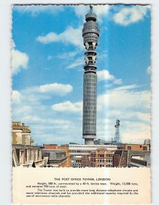 Postcard The Post Office Tower, London, England