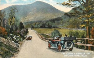 Postcard C-1915 Mohawk Trail Eastern Slops Automobiles Teich MA24-3049