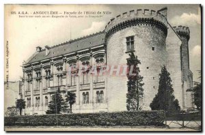 Old Postcard Angouleme Facade of the Hotel de Ville