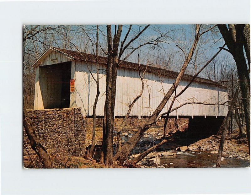 Postcard Green Sargeants Bridge Stockton New Jersey USA