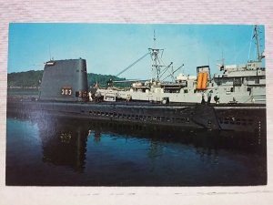 ASR-16 U.S.S. Tringa and S.S.303 USS Sablefish Groton CT Naval Submarine Base pc