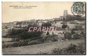 Postcard Old Lectoure Panoramic And Remains Of Old City Walls